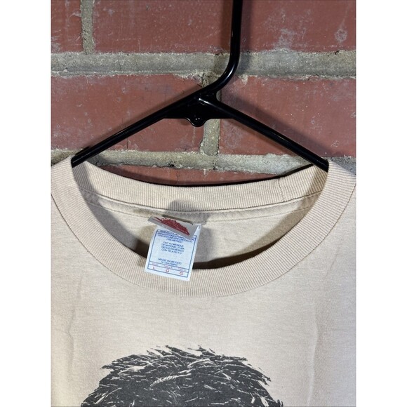 Vintage Y2k Jimi Hendrix Shirt 2005 Experience Rock Portrait Tan Adult Large - Picture 4 of 6